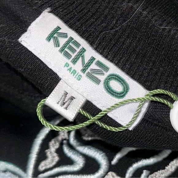 Kenzo Black Sweatshirt with Embroidered Design - Picture 3 of 4